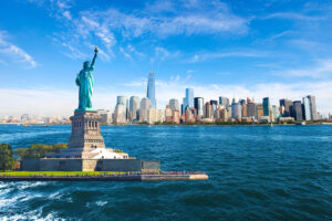 Statue of Liberty - Downtown Skyline - Spring - iStock.com TriggerPhoto