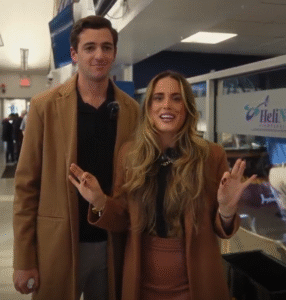 Couple - heliport - HeliNY