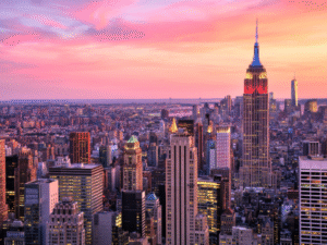 NYC Sunset - Canva
